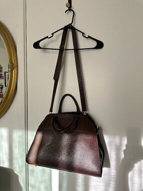 Divina Firenze Genuine Leather Satchel Purse